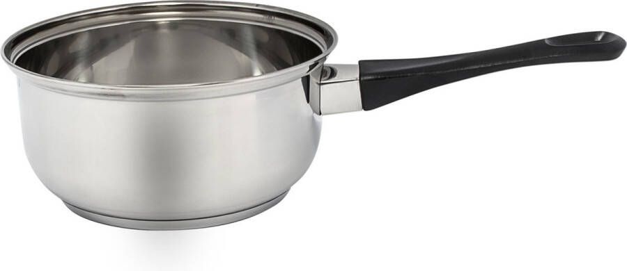 Trendo RVS steelpan sauspan 16 cm met bakeliet handgreep Sauspan juspan Steelpannetje Koken Keukengerei