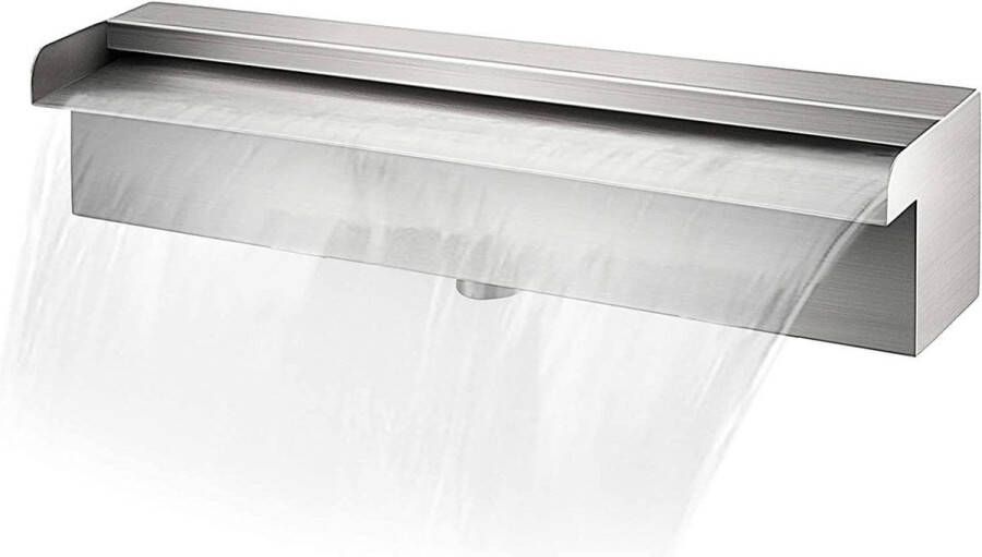 RVS Waterval Rechthoekige Fontein 30 x 114 x 78 cm Zwembaddecoratie