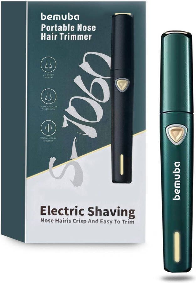 S-1060 Neustrimmer Neushaartrimmer oplaadbaar Groen