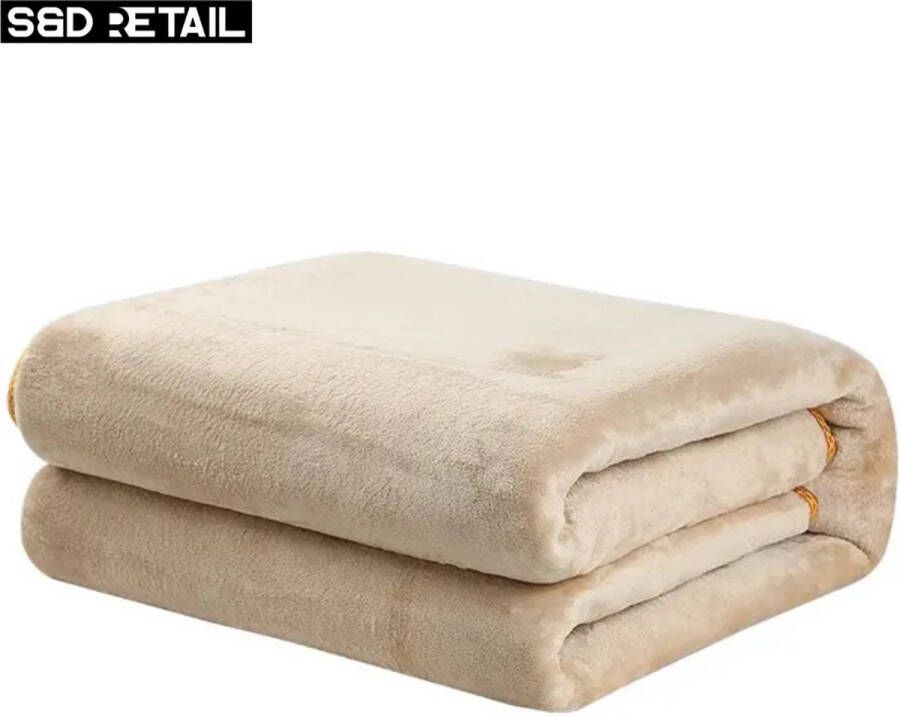 S&D Retail Warmtedeken – Elektrische Bovendeken Maximaal Comfort – Elektrische Fleece Deken Efficiënte Verwarming – 180X150cm