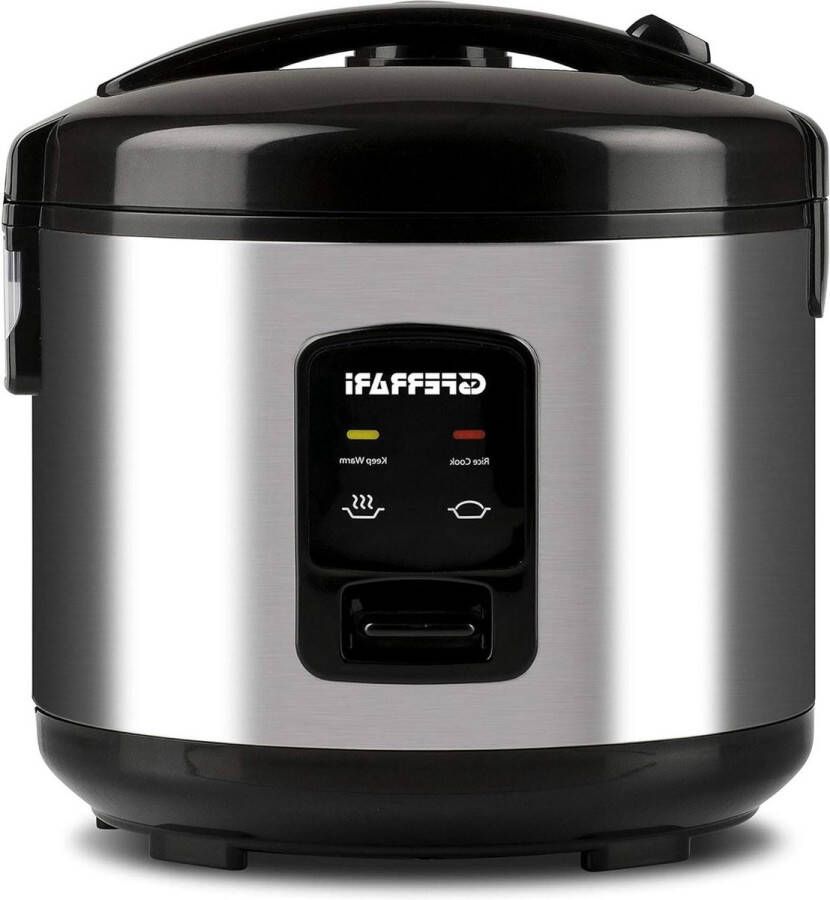 Sakuri'So Rice Cooker 700 W Large Capacity 1.8 L-10 Cups Stainless Steel Housing Accessories Included High Quality Materials