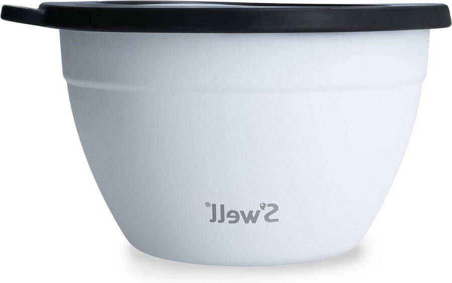 Salade Bowl Kit Moonstone 1.9L Lunch Box met Condiment Container Lekvrij en Vaatwasmachinebestendig