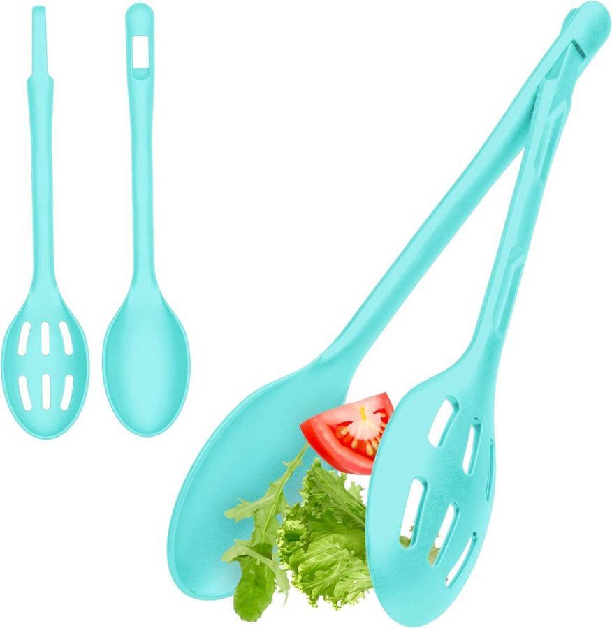 Saladebestek zwart tweedelig (groen)