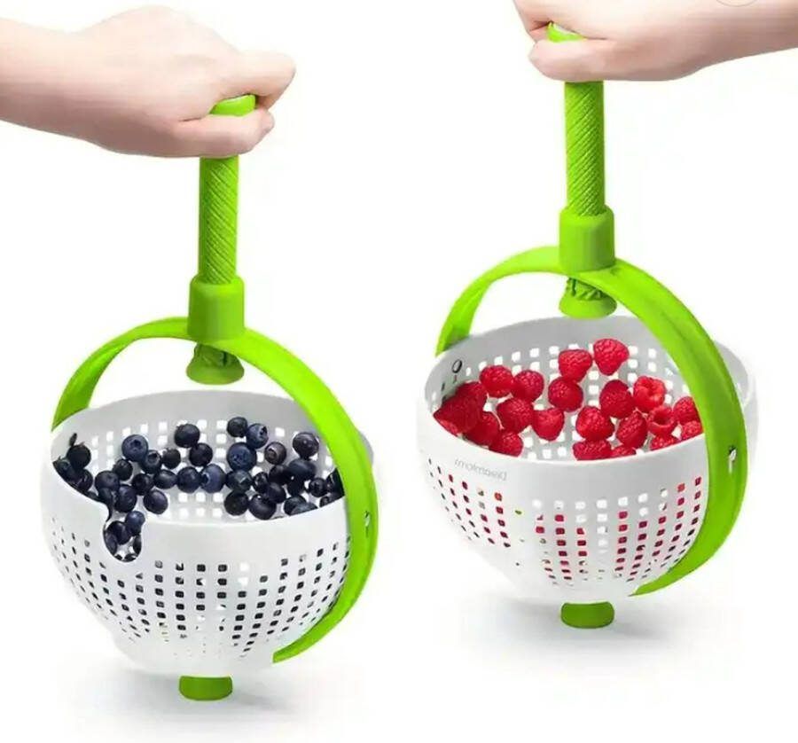 Saladespinner- Groen- Sla Spinner- Sladroger- Slacentrifuge- Centrifigue- Sla droger