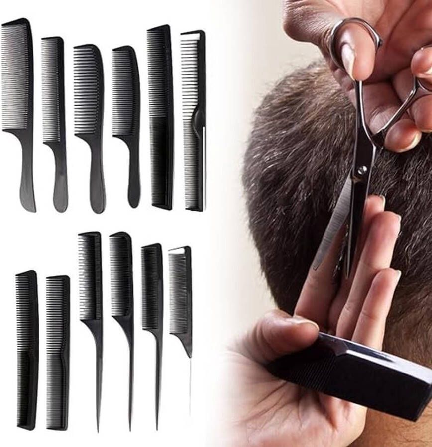 Salon kammen haarkammen haarkam kapper kam set 12