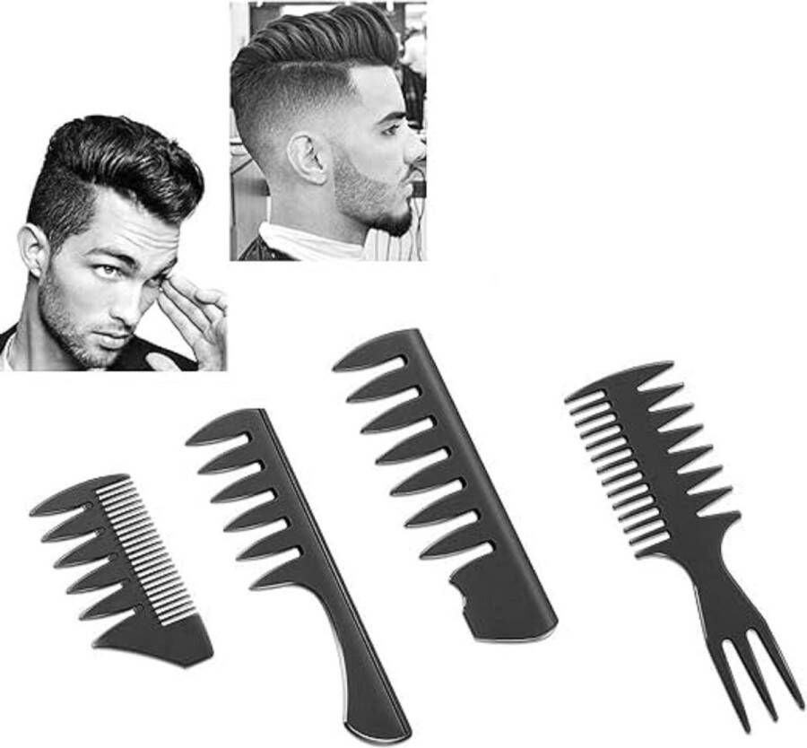 Salon kammen haarkammen haarkam kapper kam set 4