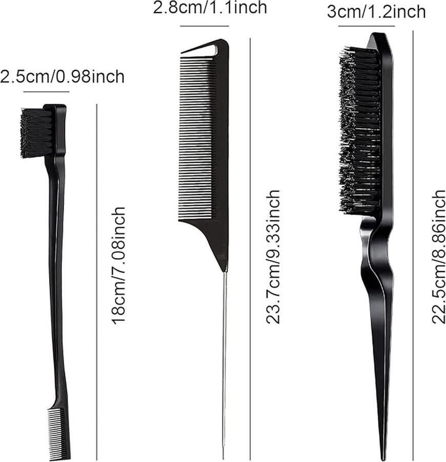 Salon kammen haarkammen haarkam kapper kam set 6
