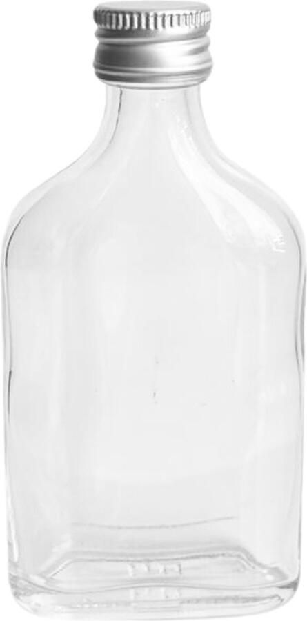 Samplefles met draaidop 1 stuks shotglaasjes flugel flesjes glazen glas klein mini shotjes