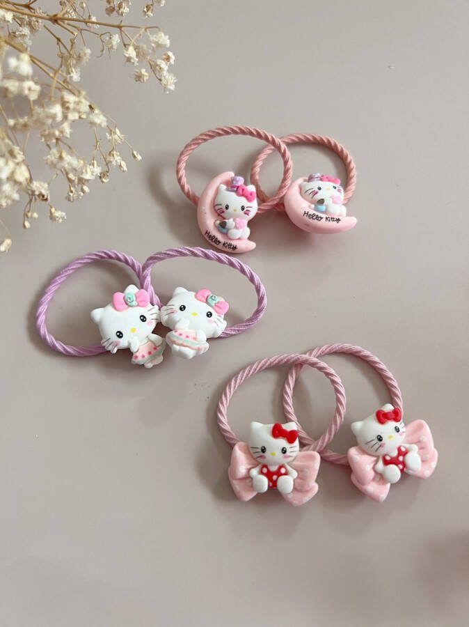 Sanrio Elastiekjes Haar elastiekjes Haarelastiekjes voor meisjes Schattig Hello Kitty