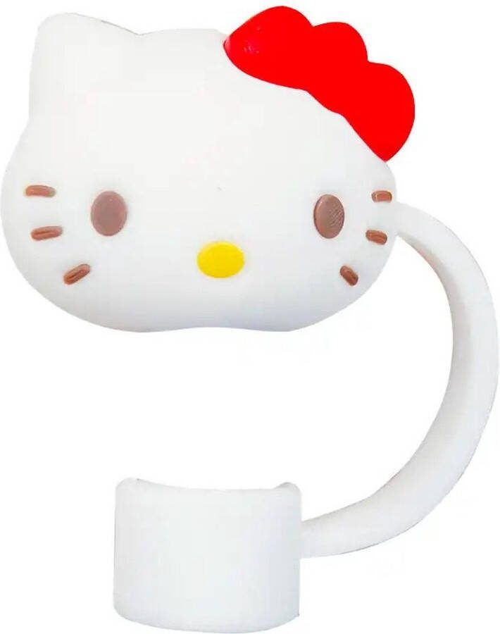 Sanrio Stofdichte Stro Cap Schattige Cartoon Siliconen Dop voor Rietjes met Hello Kitty Cup Accessoires voor Feesten