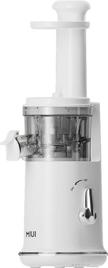Sapcentrifuge Elektrisch Slowjuicer Blender Groente en Fruit 2 in 1 Sap Juicer Ijsmaker WIT