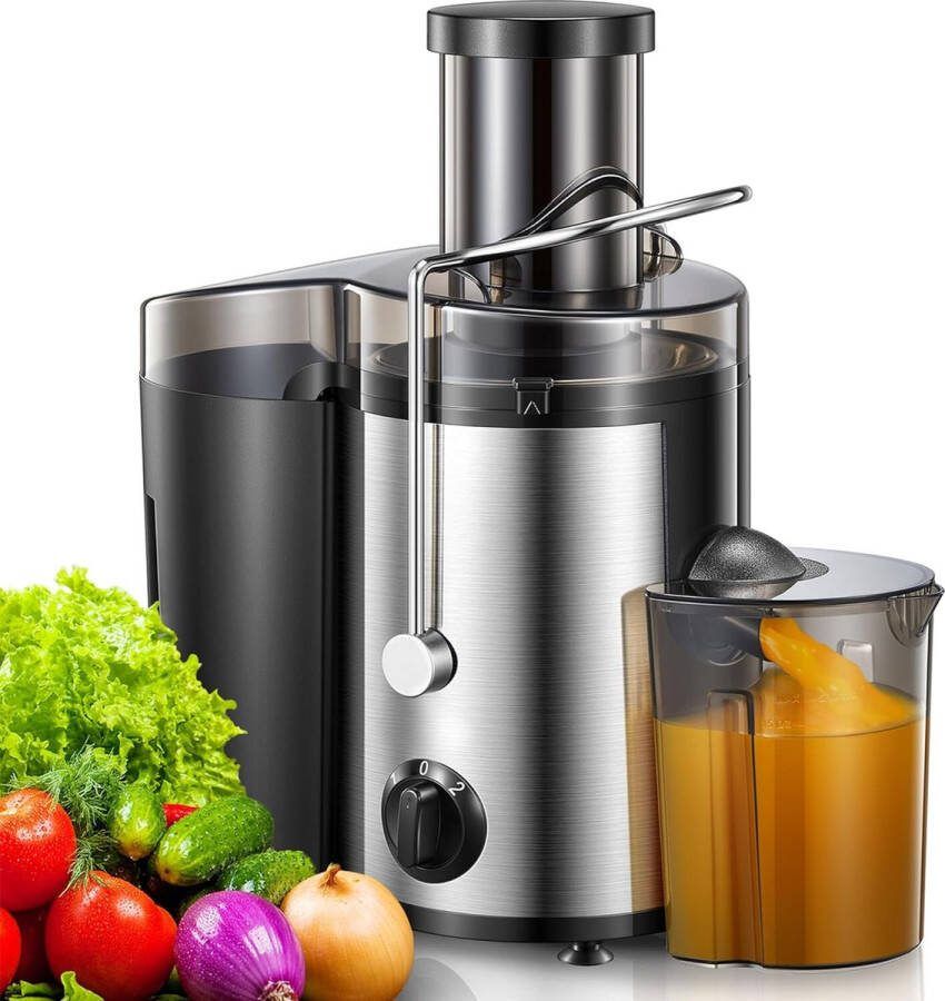 Sapcentrifuge Juicer voor Groente en Fruit Meerdere Standen met Pulpcontainer