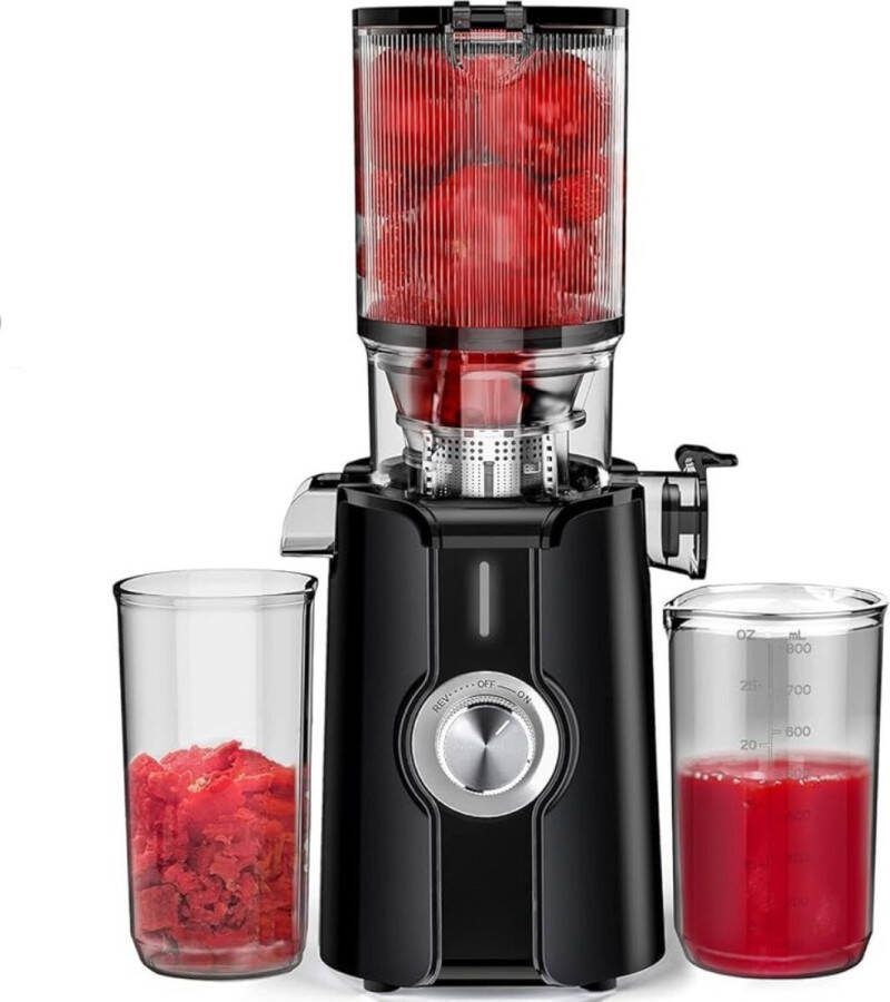 Sapcentrifuge Juicer voor Groente en Fruit Meerdere Standen met Pulpcontainer
