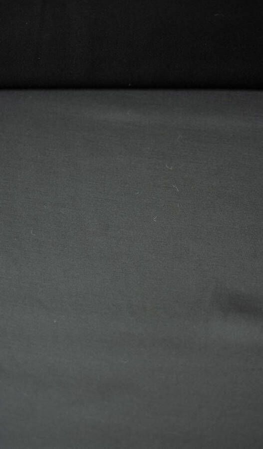 Satijn viscose rayon uni zwart 1 meter modestoffen voor naaien stoffen
