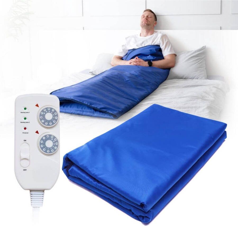 Sauna deken Infrarood deken Infraroodtherapie Elektrisch deken Warmte deken Perfect om te ontspannen!