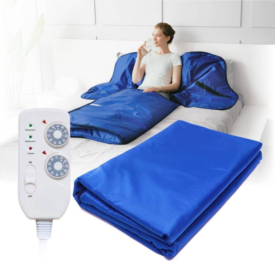 Sauna deken Infrarood deken Infraroodtherapie Elektrisch deken Warmte deken Perfect om te ontspannen!