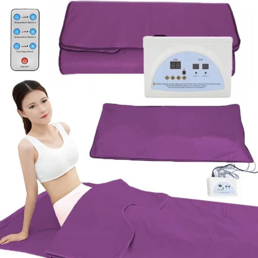 Sauna deken Infrarood deken Infraroodtherapie Elektrisch deken Warmte deken Perfect om te ontspannen!