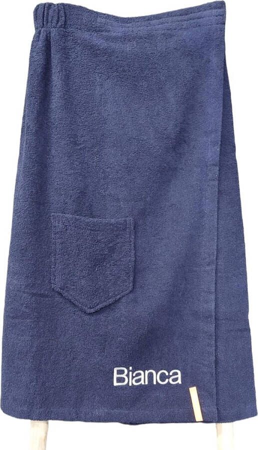 Saunakilt dames ontworpen met naam saunahanddoek met elastaan ​​en kittenbandsluiting one size saunahanddoek voor dames