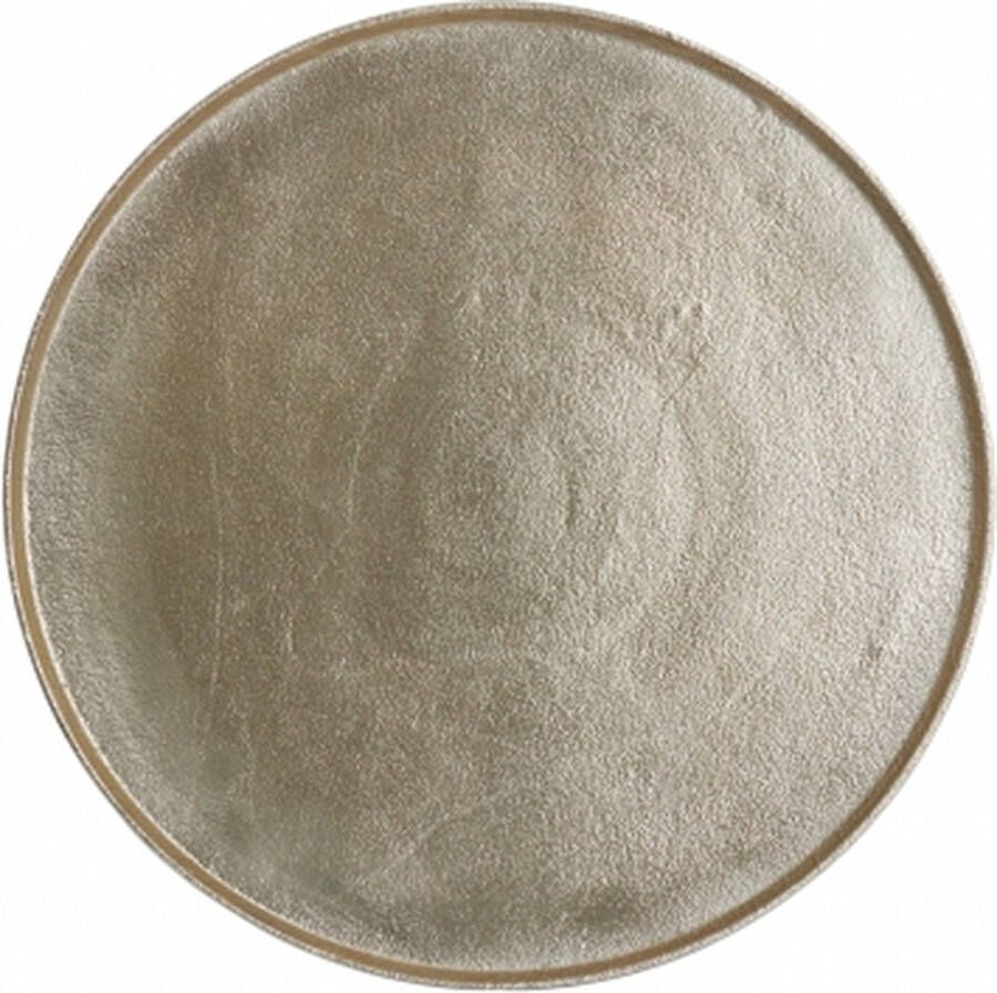 Woonexpress Schaal Maes Goud Kunststof Antiek Brons 2x30x30cm (hxbxd)