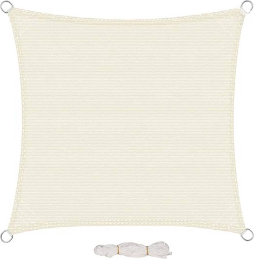 Schaduwdoek Rechthoek- 2 x 2 M Waterdicht UV Bescherming Beige