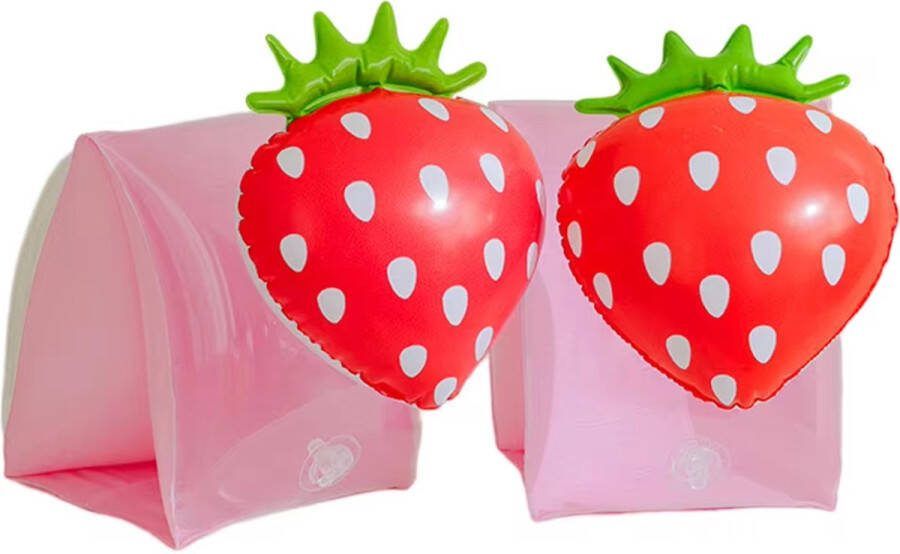 Schattige Zwembandjes met Aardbei Design (0-15 kg) Veilig en Leuk Zwemveiligheid Zwemmen