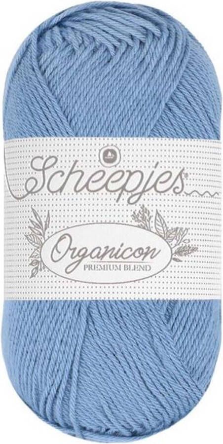 Scheepjes organicon kleur 254 Steel blue