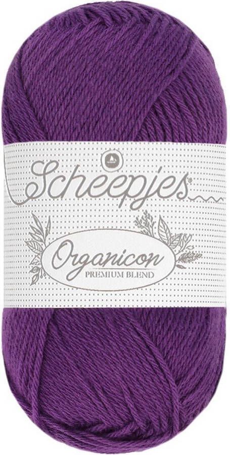 Scheepjes organicon kleur 257 Perfect Plum