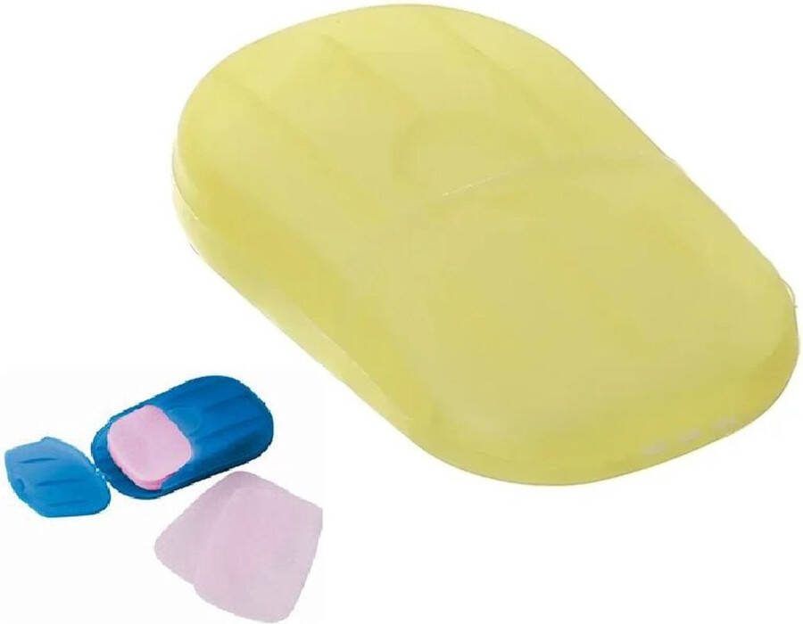 Scheer Zeep blaadjes in reisverpakking scheerschuim shaving soap 50 blaadjes