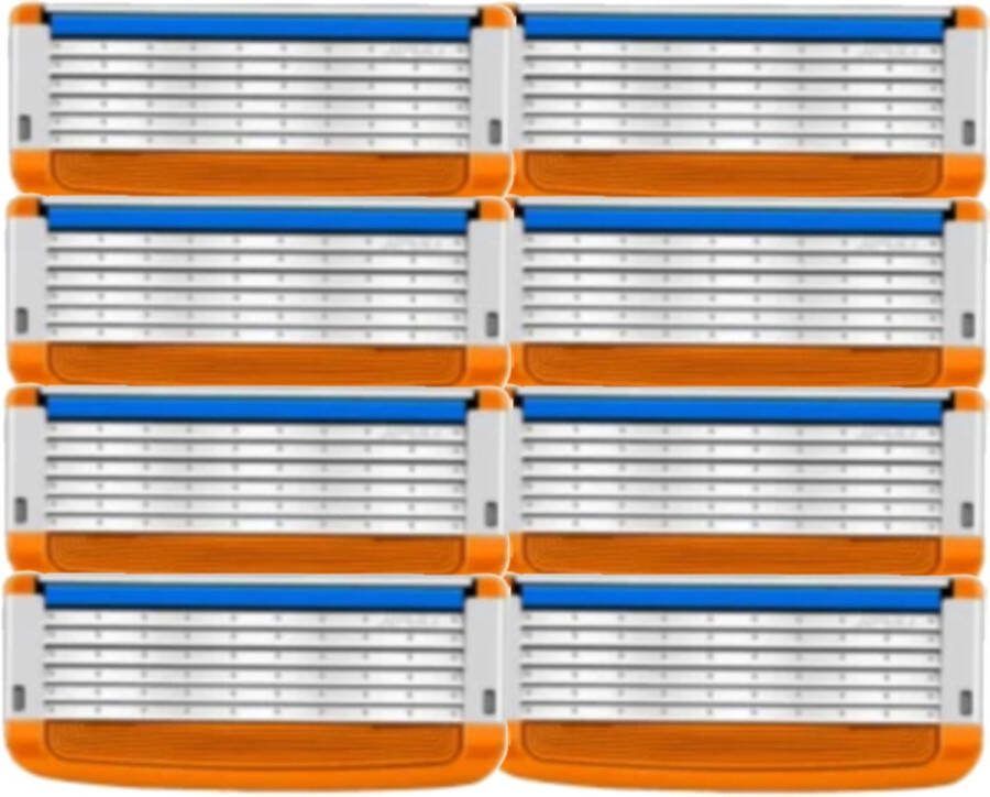 Scheermesjes Universeel Huismerk geschikt voor Gillette Fusion5 8 stuks geschikt voor alle Fusion5 series scheermesjes