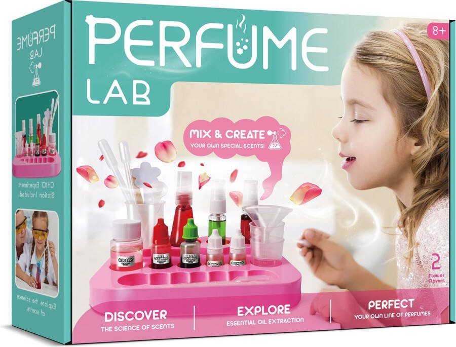 Scheikunde experimenteerset wetenschap speelgoed experimenteren experimenten voor kinderen experimenteerdozen parfum maken -T3523G
