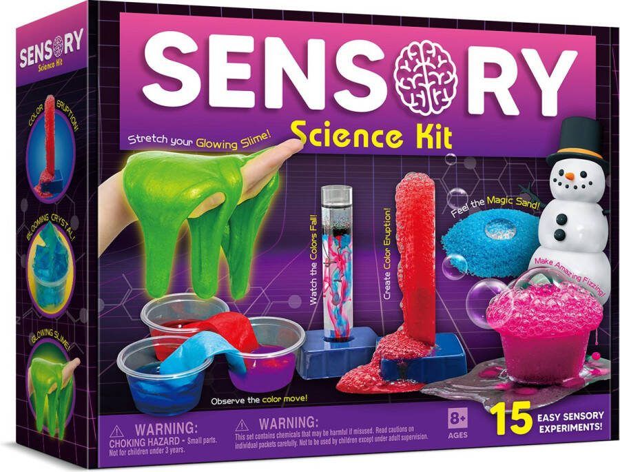 Scheikunde experimenteerset wetenschap speelgoed experimenteren experimenten voor kinderen experimenteerdozen zintuigen experimenten T3479G