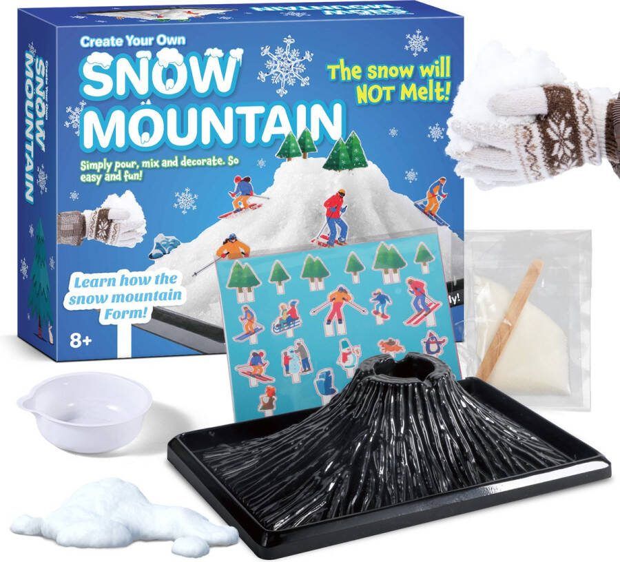 Scheikunde experimenteerset wetenschap speelgoed experimenteren experimenten voor kinderen experimenteerdozen sneeuwberg experimenteerset T2440G