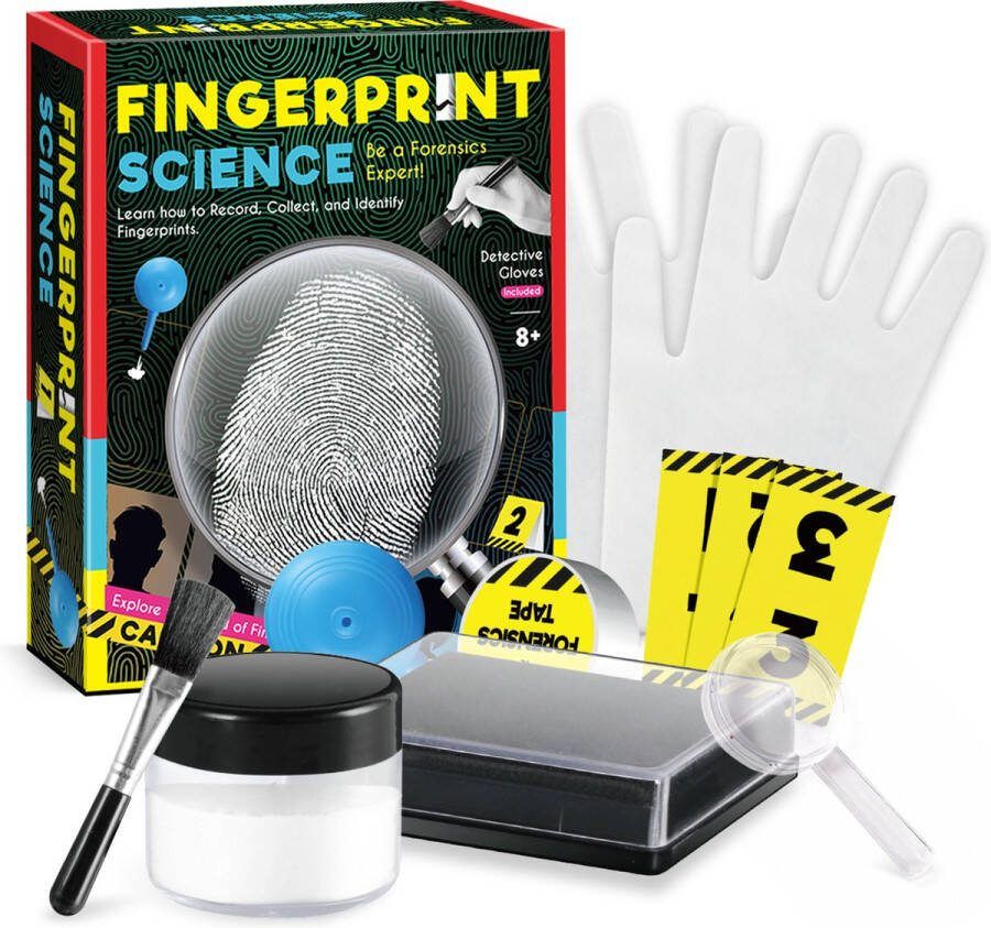 Scheikunde experimenteerset wetenschap speelgoed experimenteren experimenten voor kinderen experimenteerdozen vingerafdruk experiment! T3474G