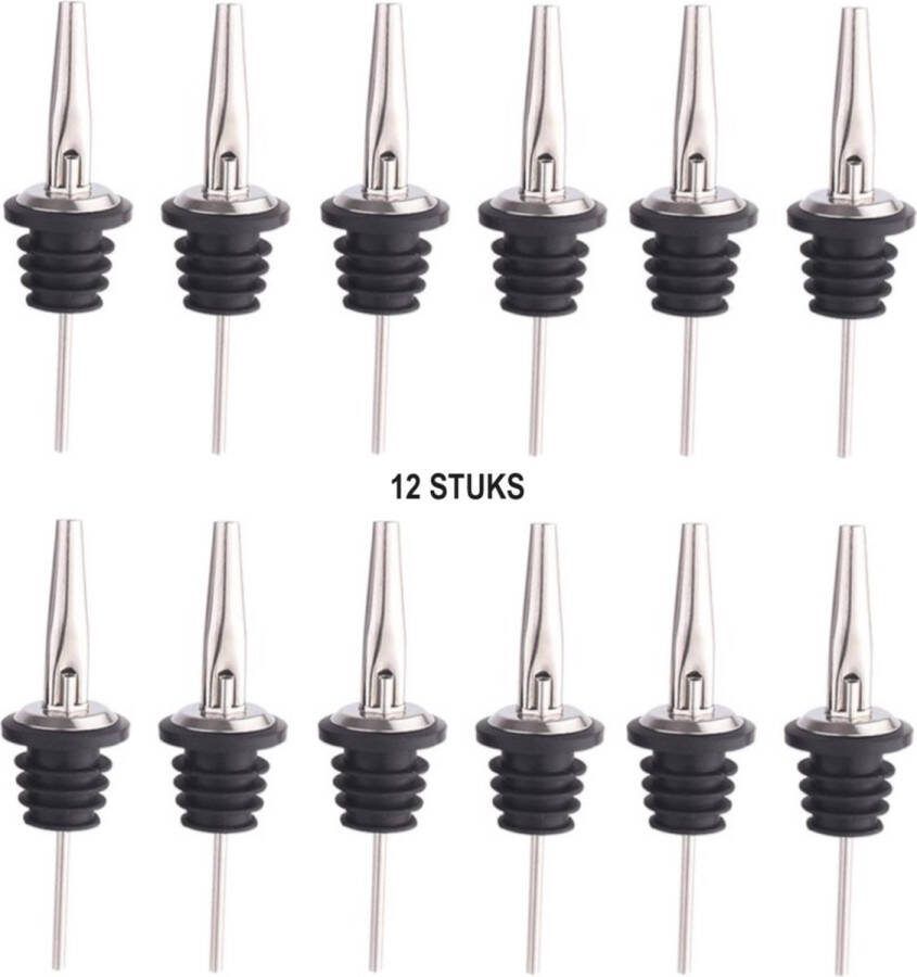 Schenktuit RVS Rubberen Afsluit Ring 12 STUKS