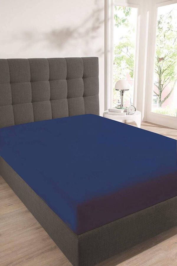 Schiesser Premium Hoeslaken – 95% Katoen 5% Elastaan – Onderlaken met elastiek – Geschikt voor boxspring en waterbed – 180x200 cm – Donkergroen