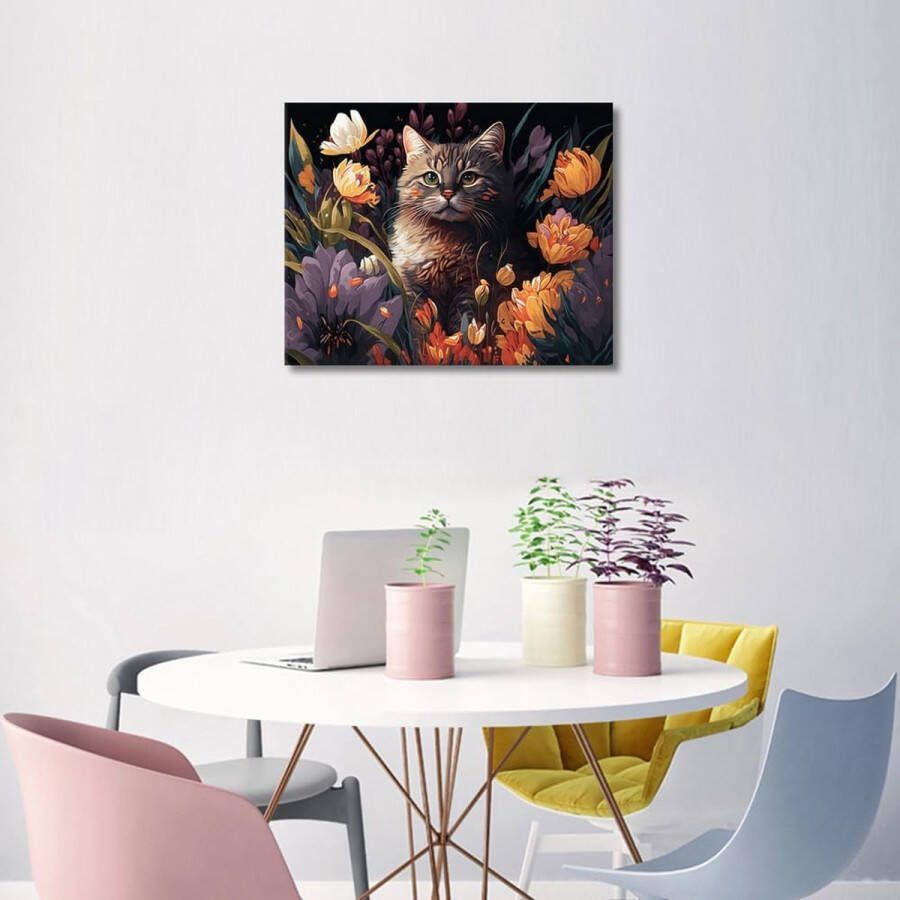 Schilderen op nummer 16'' x 20