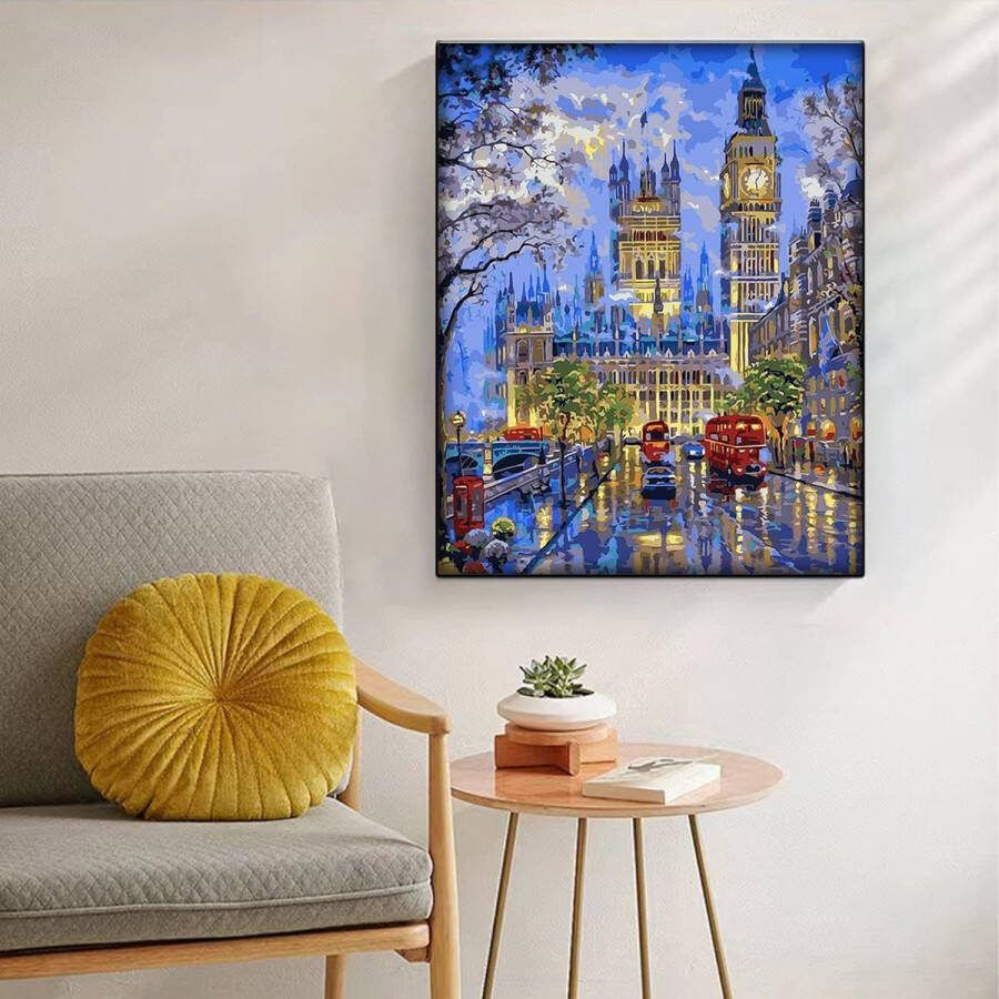 Schilderen op nummer 50 x 40 x 0 2 centimeter