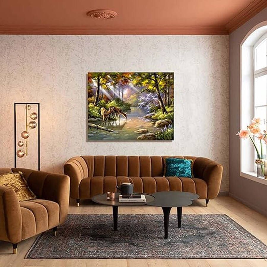 Schilderen op nummer Acrylpigmenttekening Schilderwerk 16x20 Inch