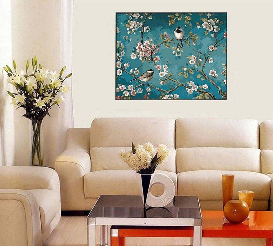 Schilderen op nummer Acrylpigmenttekening Schilderwerk 16x20 inch