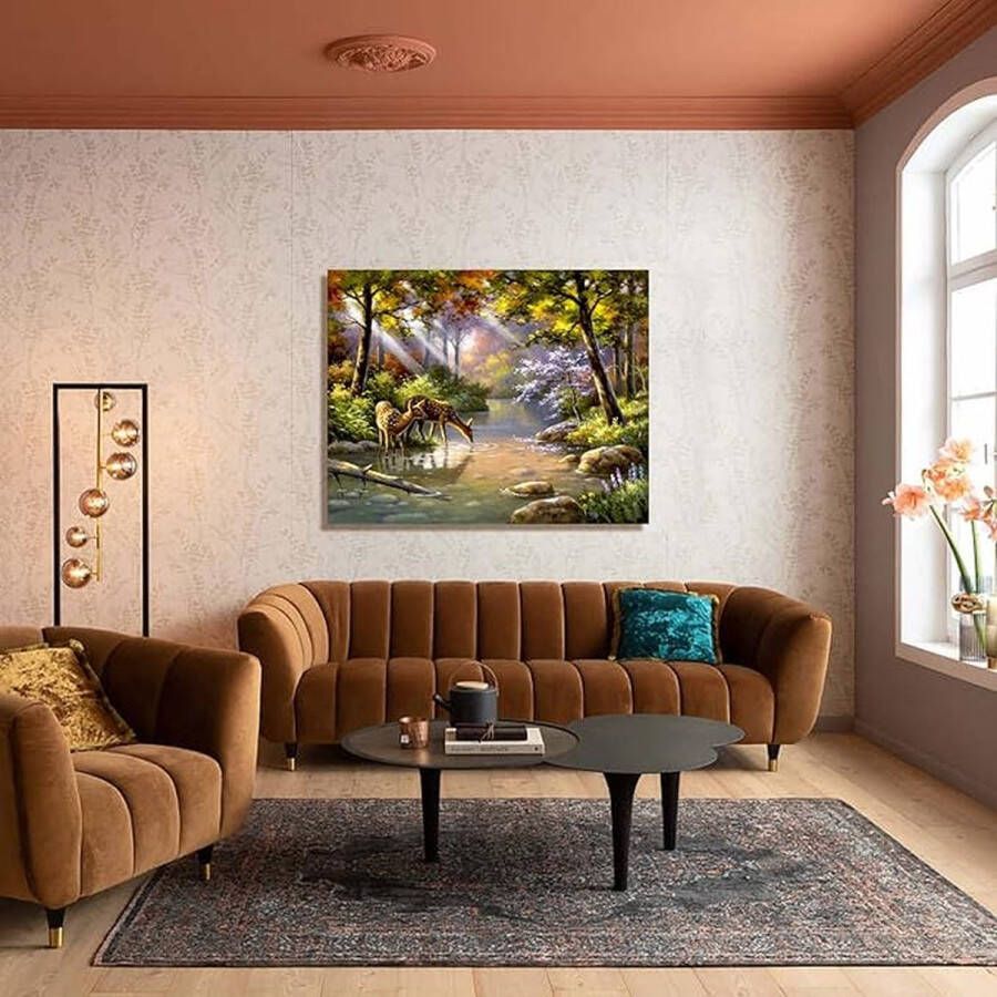 Schilderen op nummer voor volwassenen doe-het-zelf handgeschilderde olieverfset voor beginners en volwassenen 16x20 Inch
