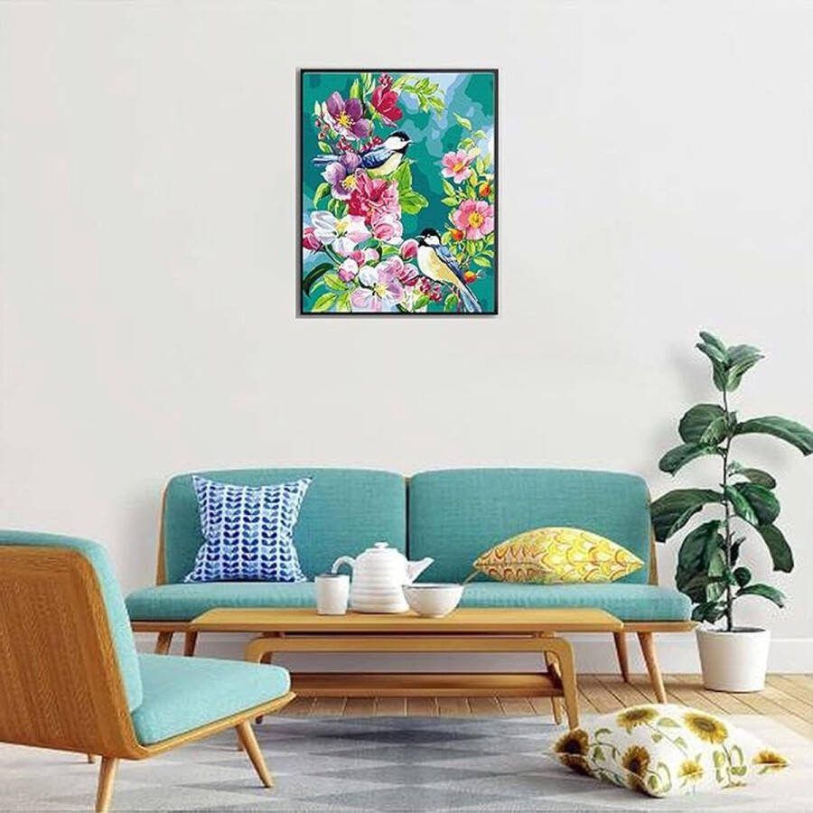 Schilderen op nummer voor volwassenen doe-het-zelf handgeschilderde olieverfset voor beginners en volwassenen 40x50cm