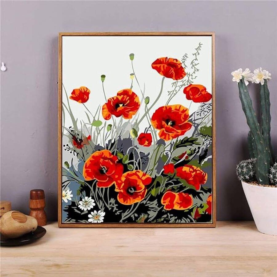 Schilderen op nummer voor volwassenen doe-het-zelf handgeschilderde olieverfset voor beginners en volwassenen 16 x 20 inches