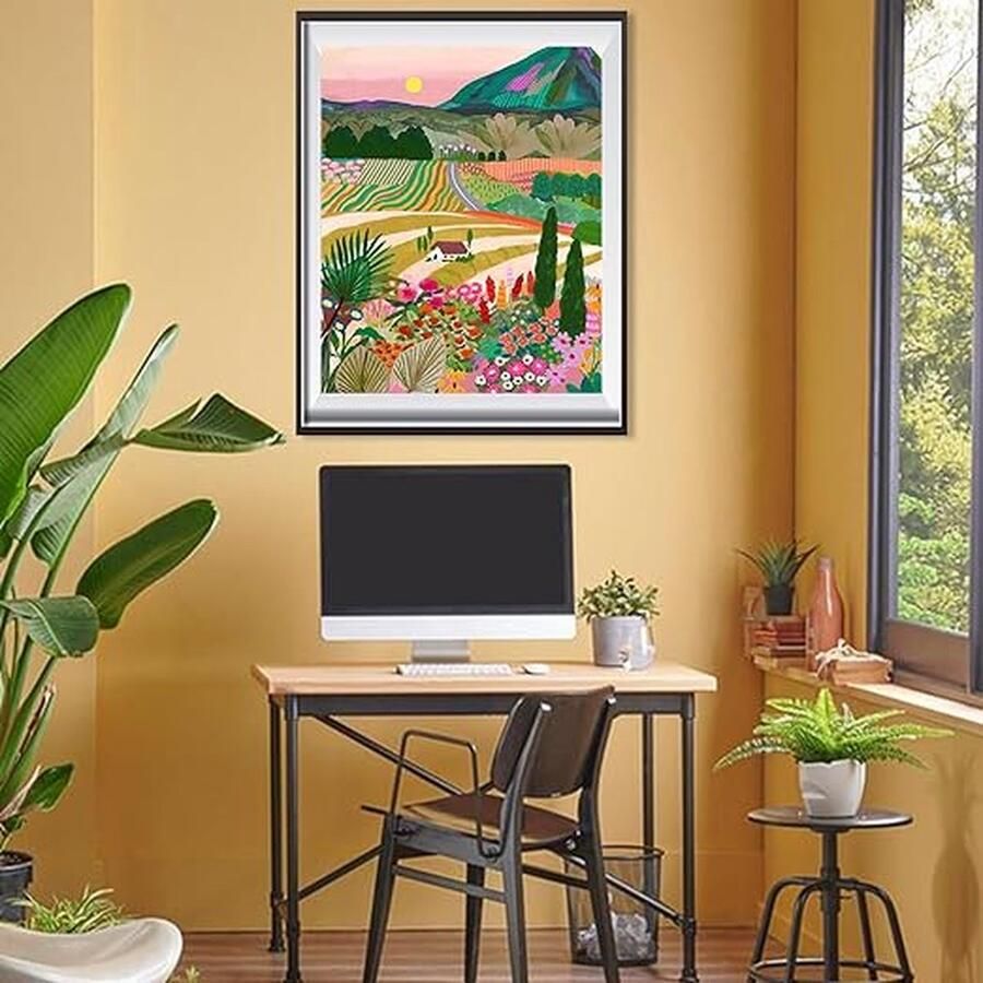 Schilderen op nummer voor volwassenen doe-het-zelf handgeschilderde olieverfset voor beginners en volwassenen 40 x 50 cm