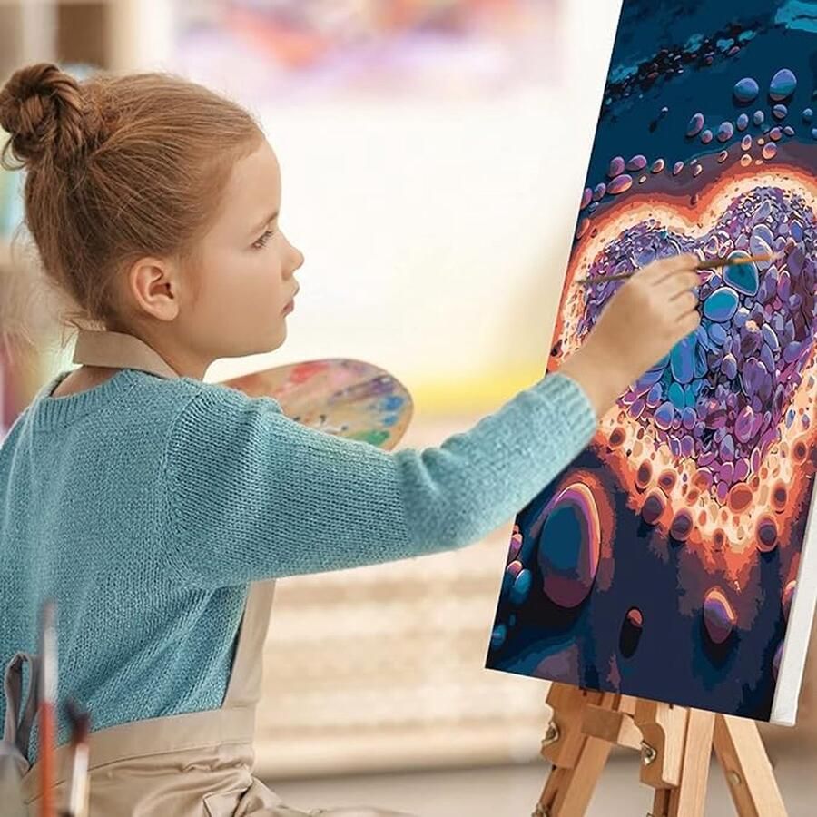 Schilderen op nummer voor volwassenen doe-het-zelf handgeschilderde olieverfset voor beginners en volwassenen 40 x50cm