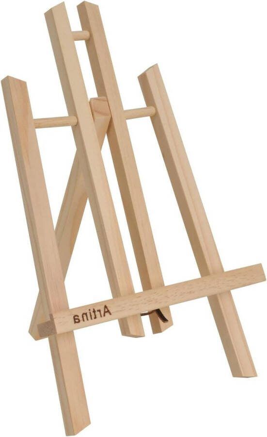 Schildersezel Manchester Tafelschildersezel klein hout 28 cm mini-presentatieezel display-ezel foto's menukaarten decoratie houten ezel scholen kinderen