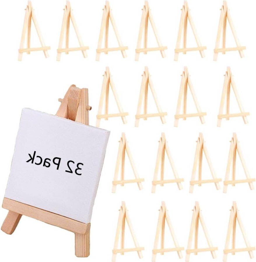 Schildersezel Mini Houten Displaystandaard Kunstenaar Tafelblad Kleine doeken Kinderkunst Foto's Ambachten Doe-het-zelf