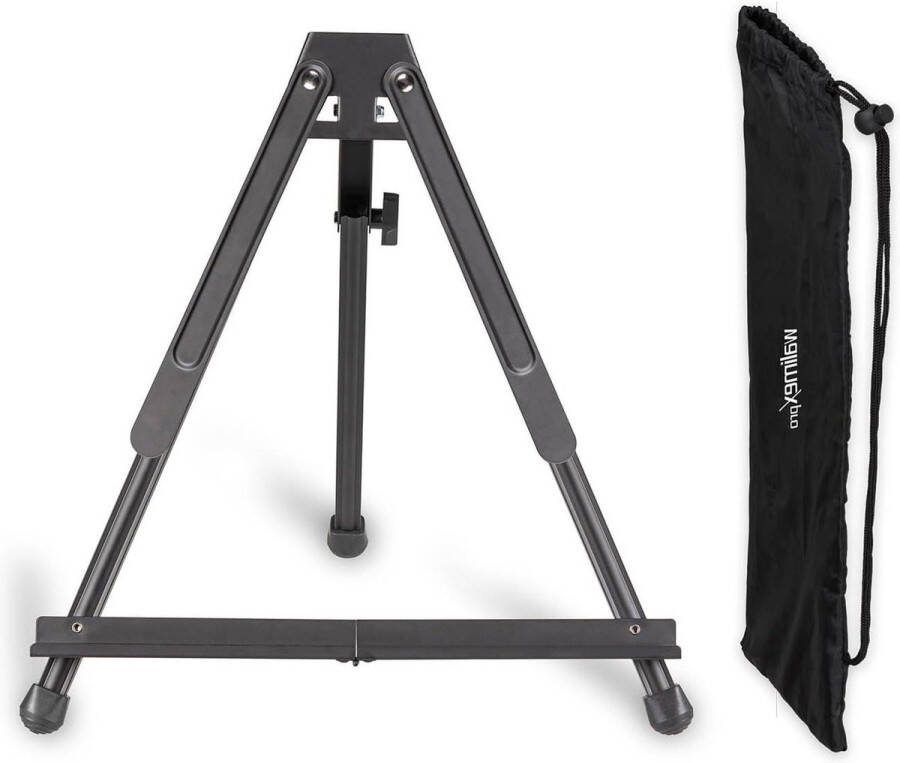Schildersezel tafelmodel aluminium 40x60cm ideale atelierezel tafelezel & veldschildersezel voor doeken tot HxD 40x60cm tot 4kg met tas schildersezel tafelmodel