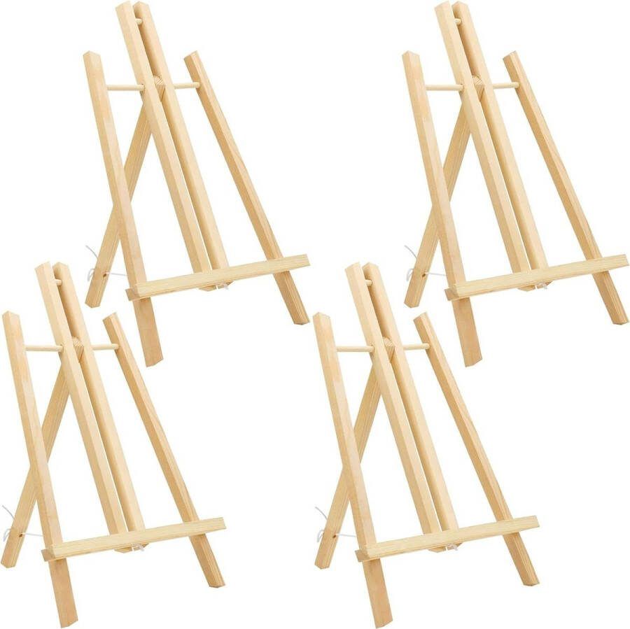 Schildersezel tafelmodel houten 40 cm voor kinderkunst en ambachten dennenhouten statieven weergeven van canvasschilderijen lijsten schildersezel tafelmodel