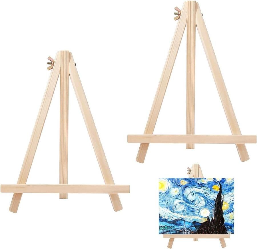 Schildersezel tafelmodel inklapbaar houten schildersezel voor kunst en handwerk schildersezel tafelmodel