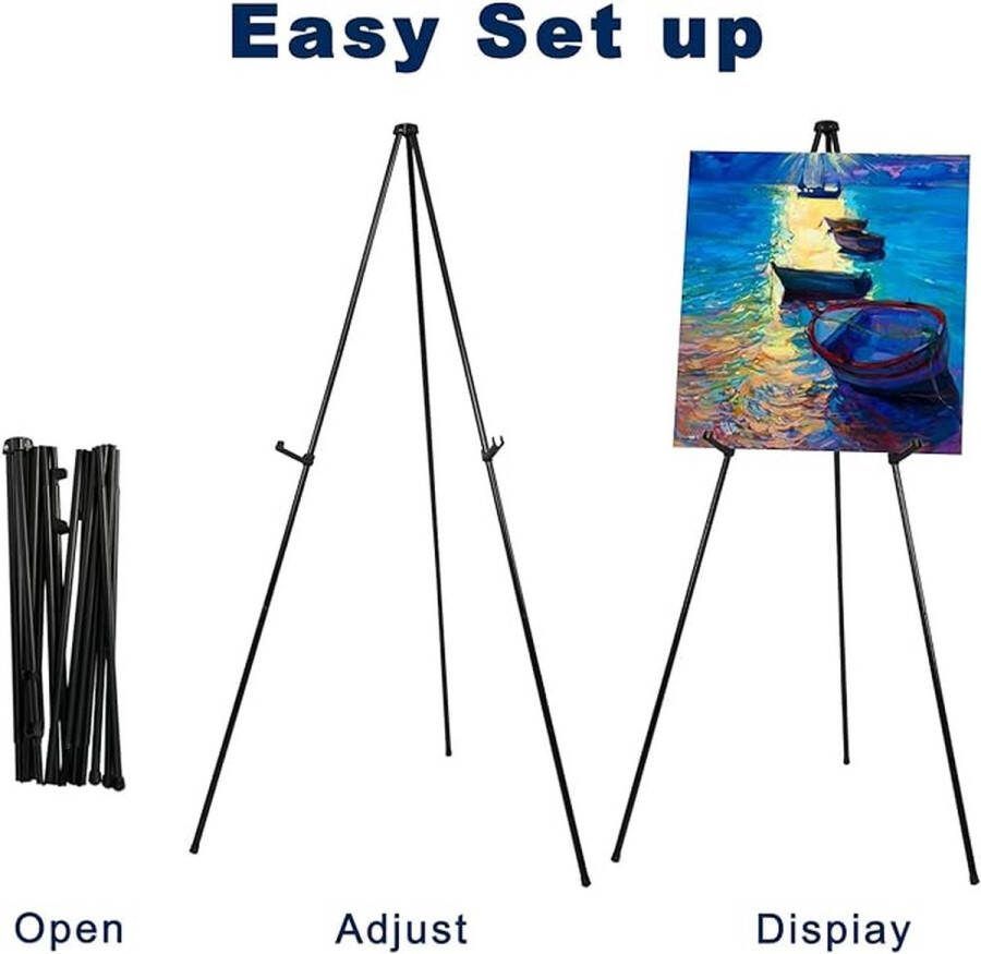 Schildersezels Easels for every size 168 cm